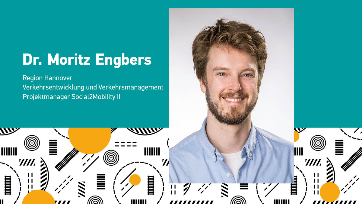 Porträt von Dr. Moritz Engbers, Projektmanager Social2Mobility II bei der Region Hannover.